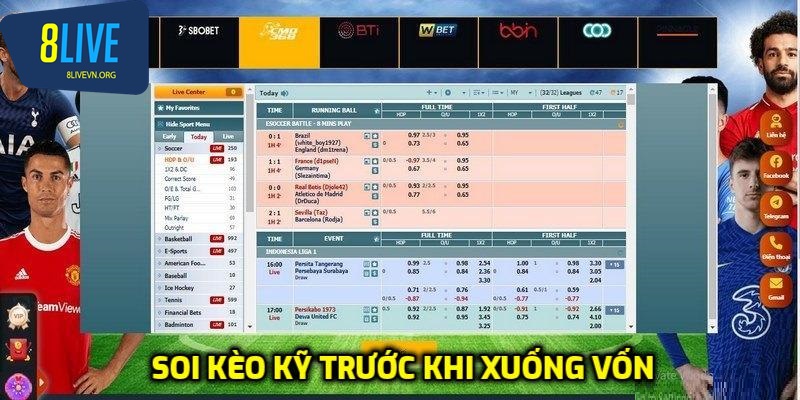 Soi kèo kỹ cùng nghiên cứu đội hình