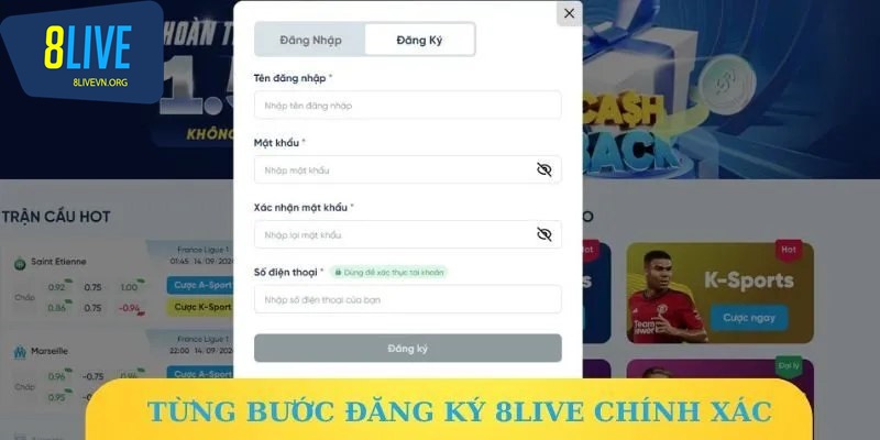 Điền thông tin đăng ký