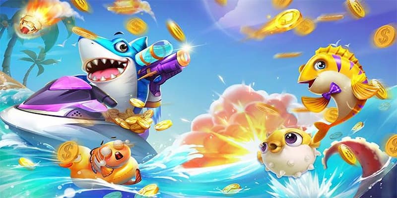 Bắn cá xèng có vũ khí và mục tiêu đa dạng
