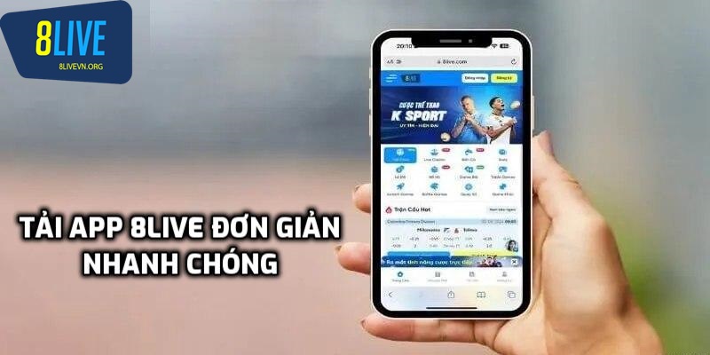 3 bước tải app 8live trên Android
