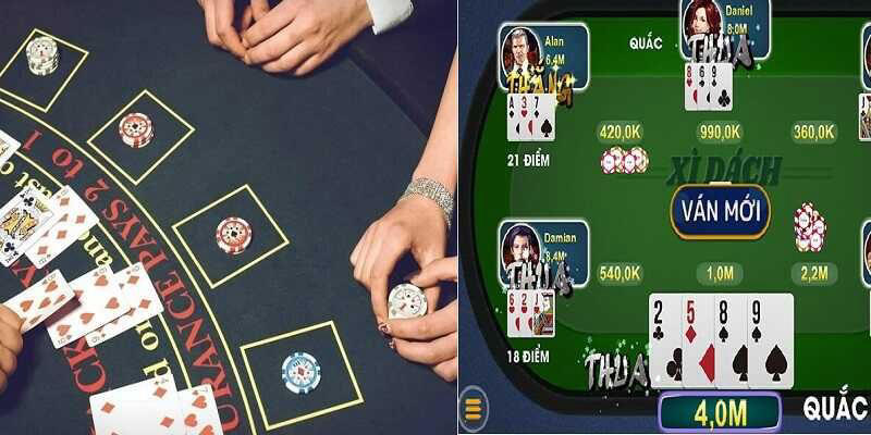 Các giai đoạn trong một ván xì dách