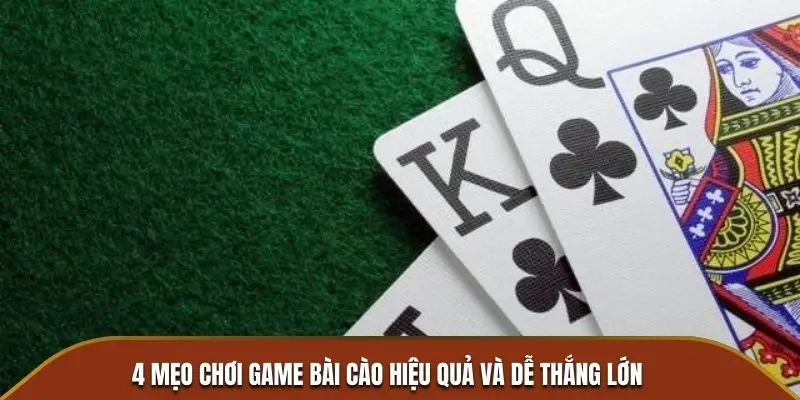 Cách chia bài cào 9 nút chuẩn xác nhất