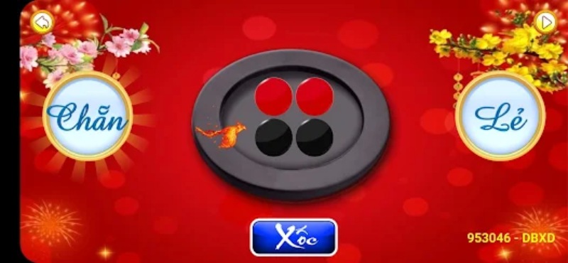 Giao diện xóc đĩa bắt mắt