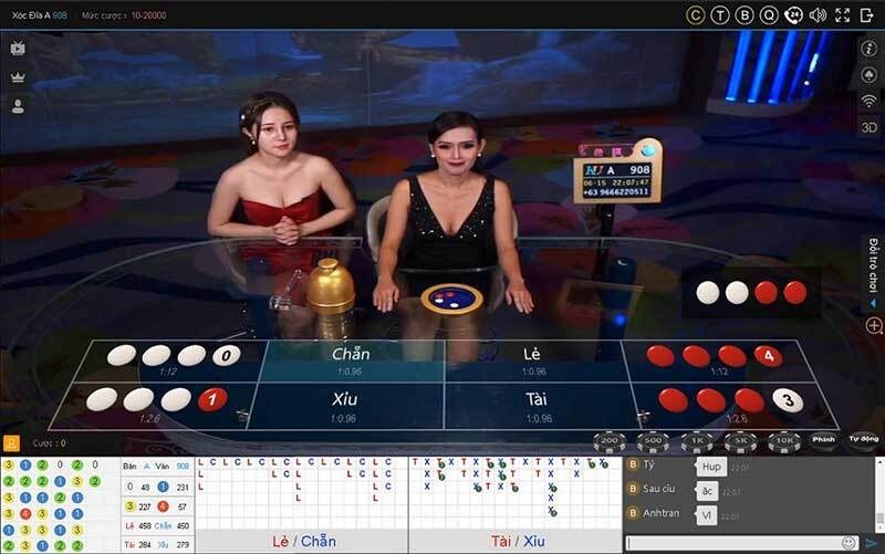 Trải nghiệm chơi Xóc đĩa 8live 